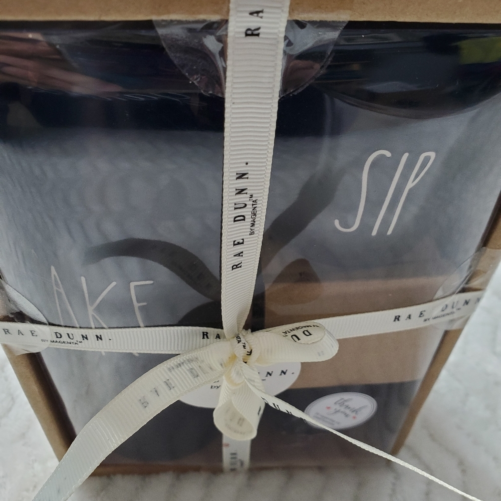 NEW!! Rae Dunn Sake set, black - Picture 5 of 5